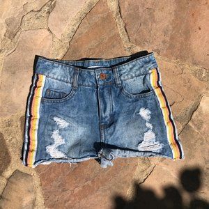 Colorful Summer Jean Shorts